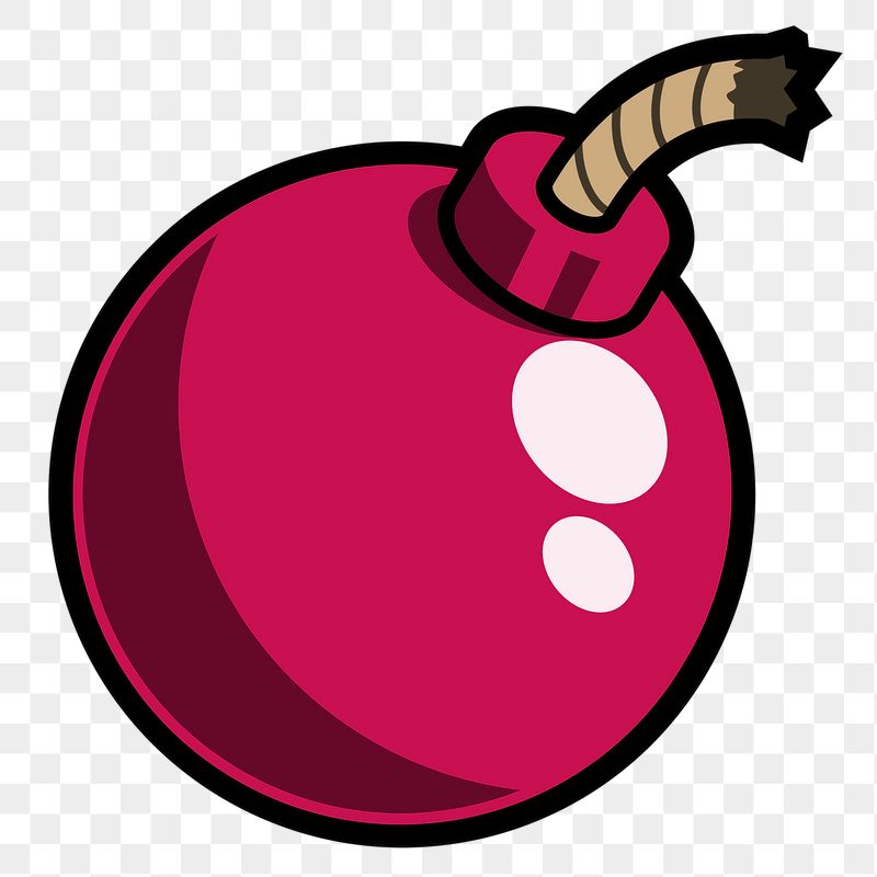 Pink bomb png sticker, explosive | Free PNG - rawpixel