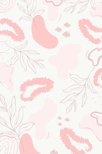 Pink botanical patterned background | Free  transparent png - 2285945