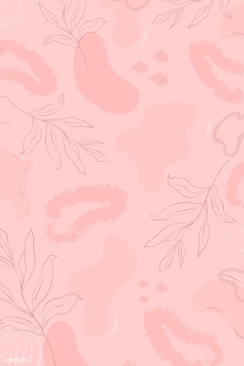 Pink botanical patterned background vector | Free  vector - 2285933