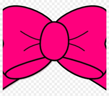 Pink Bow Clipart Hot Pink Bow Clip Art At Clker Vector - Pink Bow Png