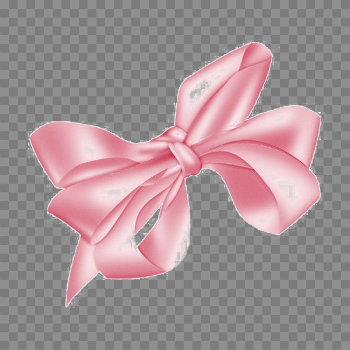 Pink Bow Ribbon PNG Image