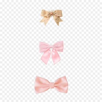 Pink Bow tie Ribbon Shoelace knot - Bow 
