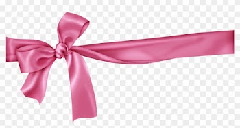 Pink Bow Transparent Background For Kids - Pink Ribbon Transparent Background