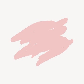 Pink brush stroke collage element | Free Vector Illustration - rawpixel