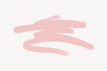 Pink brush stroke collage element | Free Vector Illustration - rawpixel