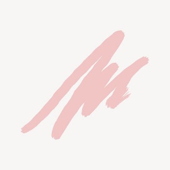 Pink brush stroke collage element | Free Vector Illustration - rawpixel