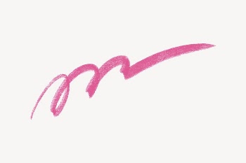 Pink brush stroke collage element | Free Vector Illustration - rawpixel