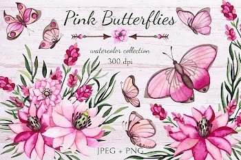 Pink Butterflies