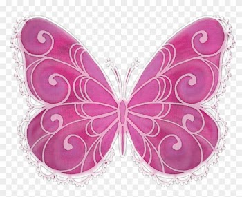 Pink Butterfly Clipart 21, - My Daily Summer Journal: Girls Pre-k