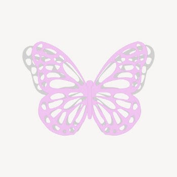 Pink butterfly clipart, insect, animal | Free PSD - rawpixel