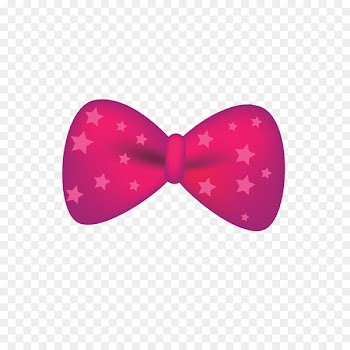 Pink Butterfly Shoelace knot - Pink bow vector material 