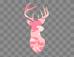 Pink Camo Deer by SunCoastStore | Inktale