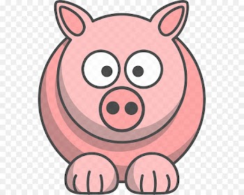 pink cartoon clip art nose snout