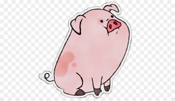 pink cartoon clip art snout