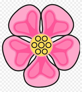 Pink Cartoon Flowers 26, - Rose Clip Arts Pink