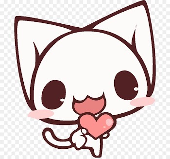 Pink cat Image Cuteness Drawing -  