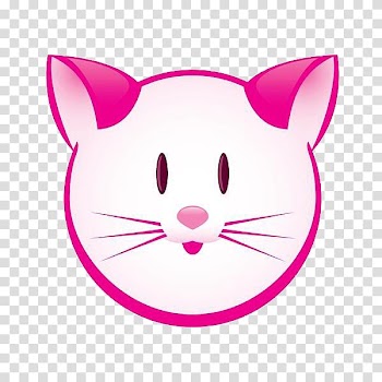 Pink cat Kitten , Pink cat nose transparent background PNG clipart