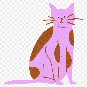 Pink cat png, pet paper | Free PNG - rawpixel
