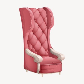 Pink chair collage element, furniture | Free PSD - rawpixel