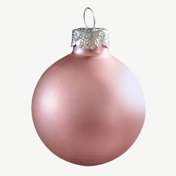 Pink Christmas bauble collage element | Free PSD - rawpixel