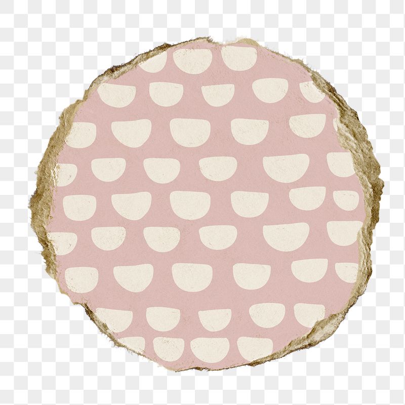 Pink circle png sticker, torn | Free PNG - rawpixel