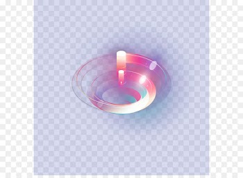 Pink Circle Wallpaper - Creative Stage neon lamp 