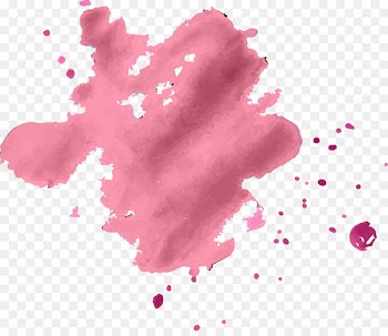 Pink Circle Watercolor painting Graffiti - Hand painted pink polka dot graffiti 