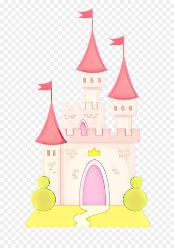 pink clip art castle architecture steeple