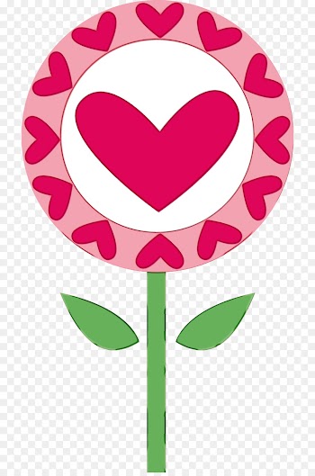 pink clip art heart lollipop magenta