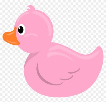 Pink Clipart Rubber Ducky - Baby Ducks Clip Art