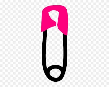 Pink Clipart Safety Pin - Baby Safety Pin Png