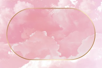 Pink cloud frame, aesthetic nature | Free PSD - rawpixel