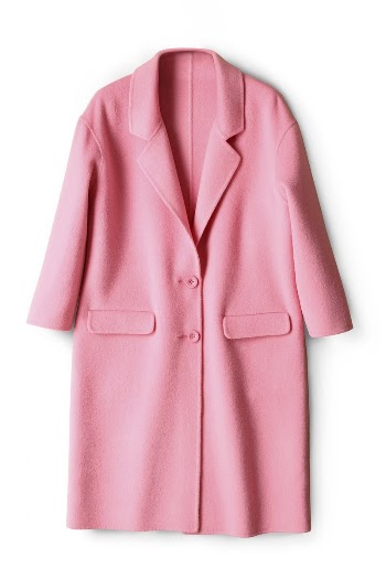 Pink coat collage element psd | Free PSD - rawpixel