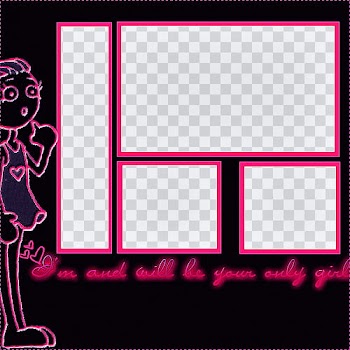 , pink collage frames transparent background PNG clipart