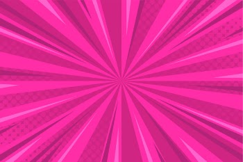 Pink comic background with halftone Free Vector