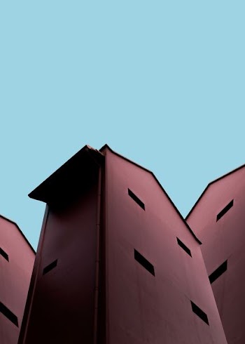pink concrete building