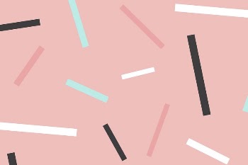 Pink confetti memphis patterned background | Free Vector Illustration - rawpixel