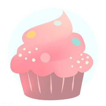 Pink creamy cupcake design vector | Free stock vector - 508624