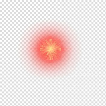 Pink cross with light illustration, Car headlights, lighting effects transparent background PNG clipart
