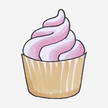 Pink cupcake dessert doodle, food | Free Photo - rawpixel