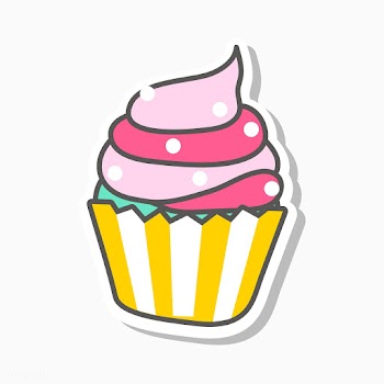 Pink delicious creamy cupcake vector | Free stock vector - 515571