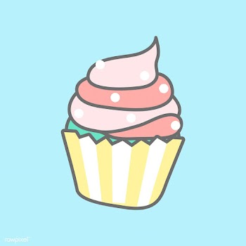 Pink delicious creamy cupcake vector | Free stock vector - 515634