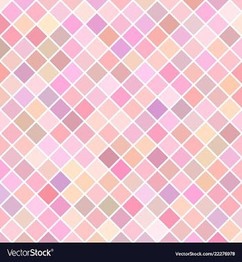 Pink diagonal square pattern background vector image