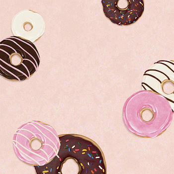 Pink donut frame background, dessert | Free Photo Illustration - rawpixel