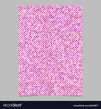 Pink dot pattern brochure background - stationery vector image