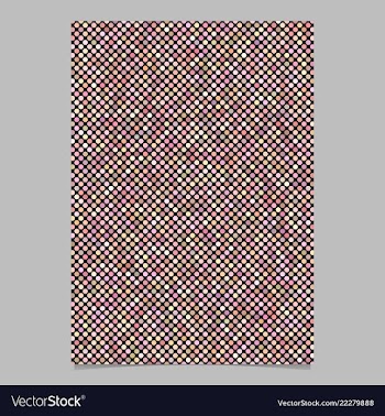 Pink dot pattern brochure background - stationery vector image
