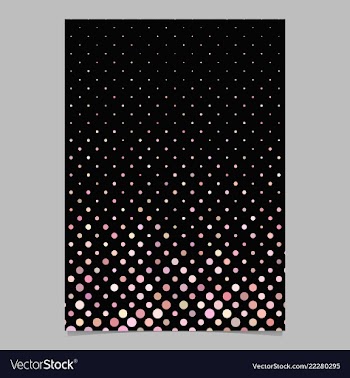 Pink dot pattern brochure background - stationery vector image
