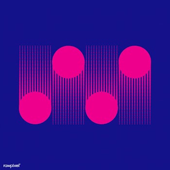 Pink dots halftone background vector | Free stock vector - 523529