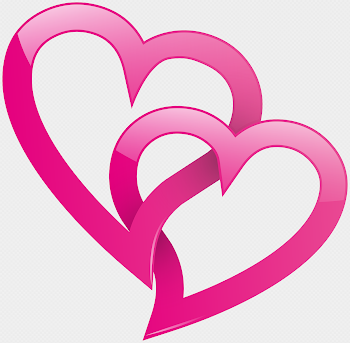 Pink Double Heart PNG Clip Art Image | Gallery Yopriceville ...