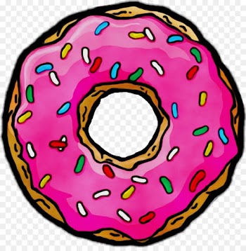 pink doughnut clip art